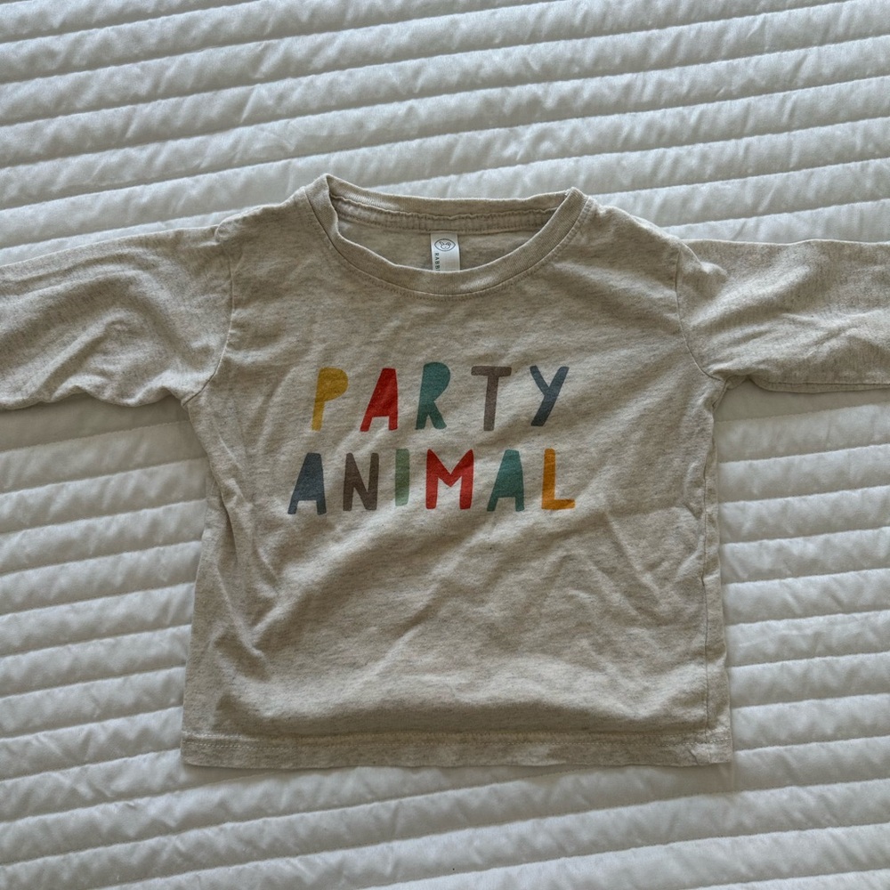Kids 'Party Animal' Graphic Tee - Multicolor